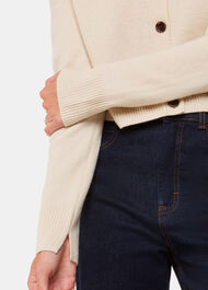 Wool Cropped Cardigan