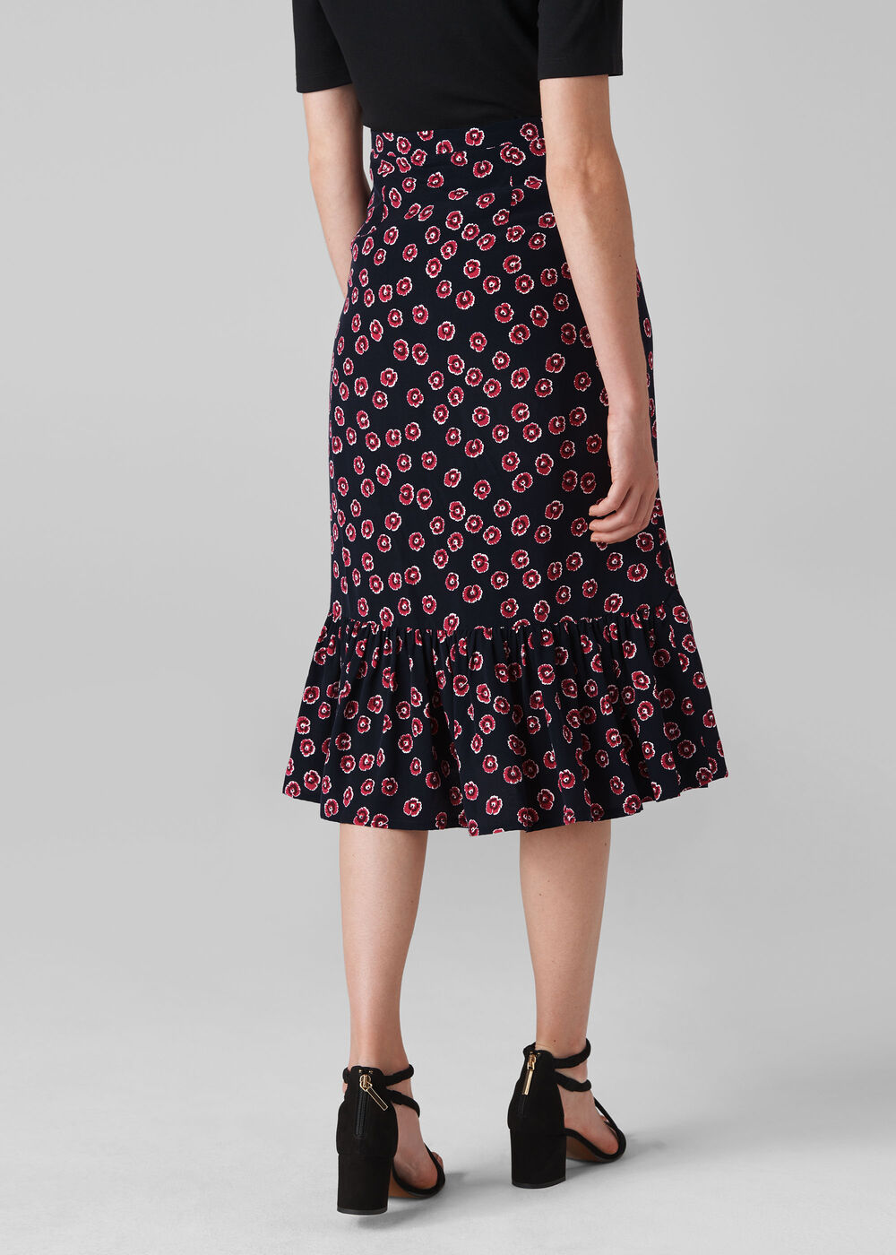 Lenno Print Aida Skirt Pink/Multi