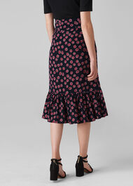 Lenno Print Aida Skirt Pink/Multi