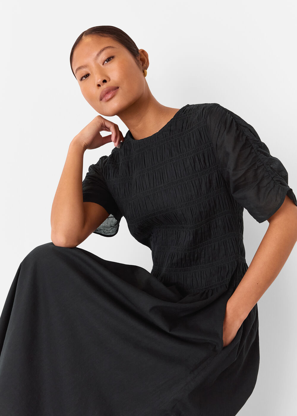 Petite Avery Smocked Dress