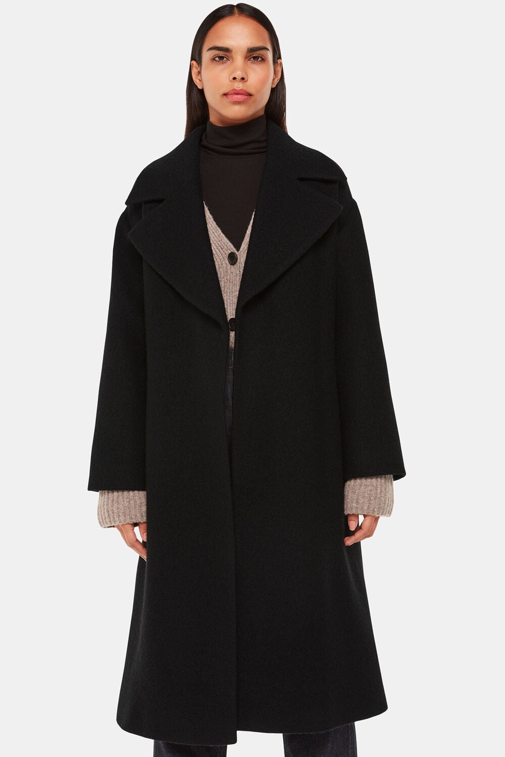 Lorna Wrap Wool Coat
