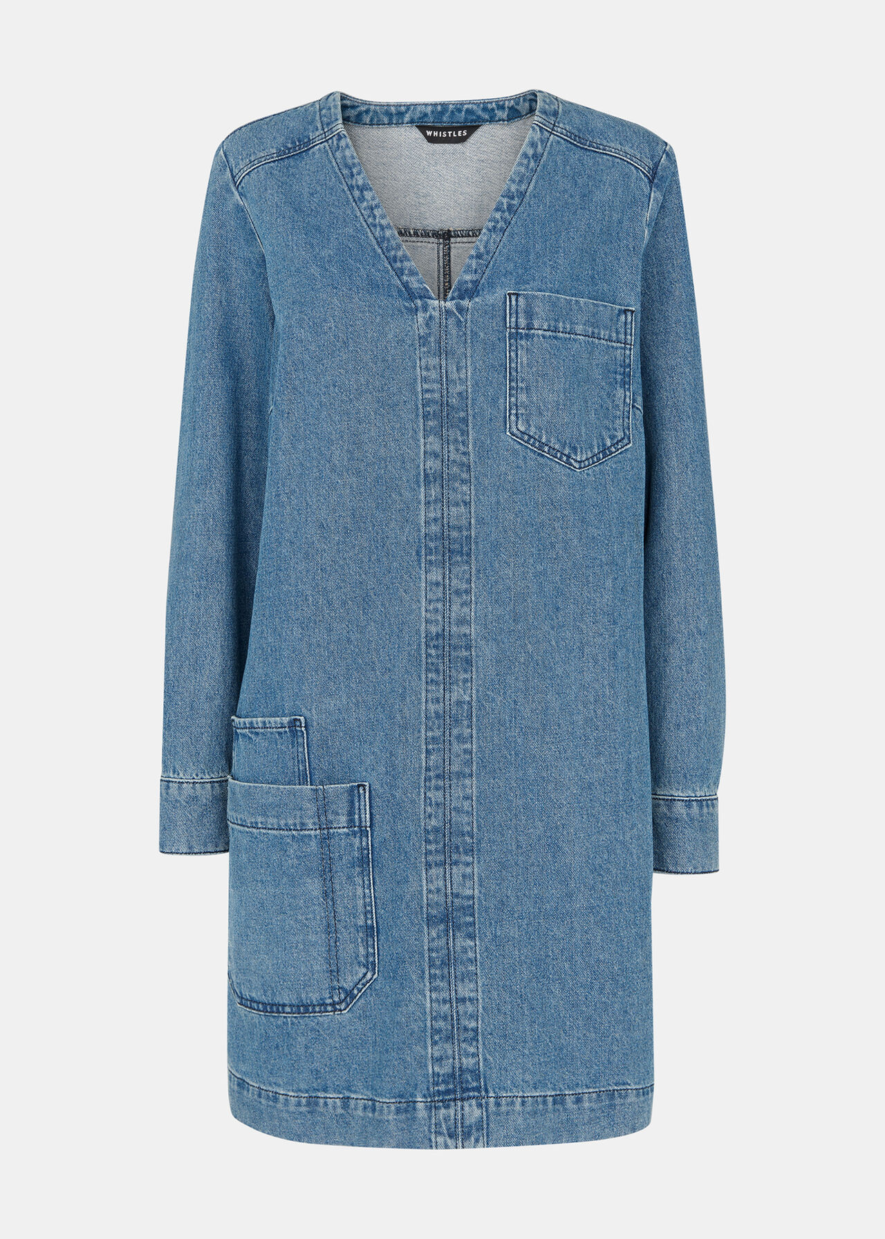 Denim Pocket Dress