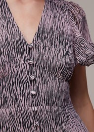 Tiger Dobby Midi Dress