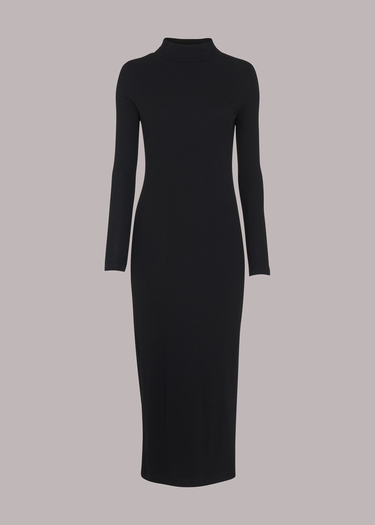 Rib Polo Jersey Dress