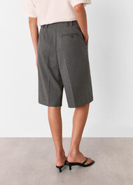 Formal Pleat Front City Short