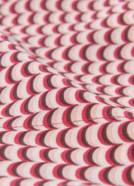 Geo Print Pleat Detail Shirt