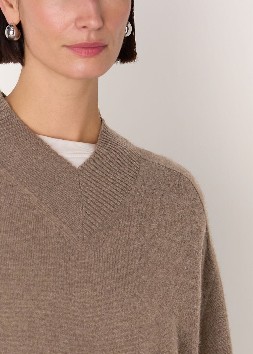Cashmere V Neck Knit