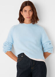 Aria Wool Mix Crew Knit