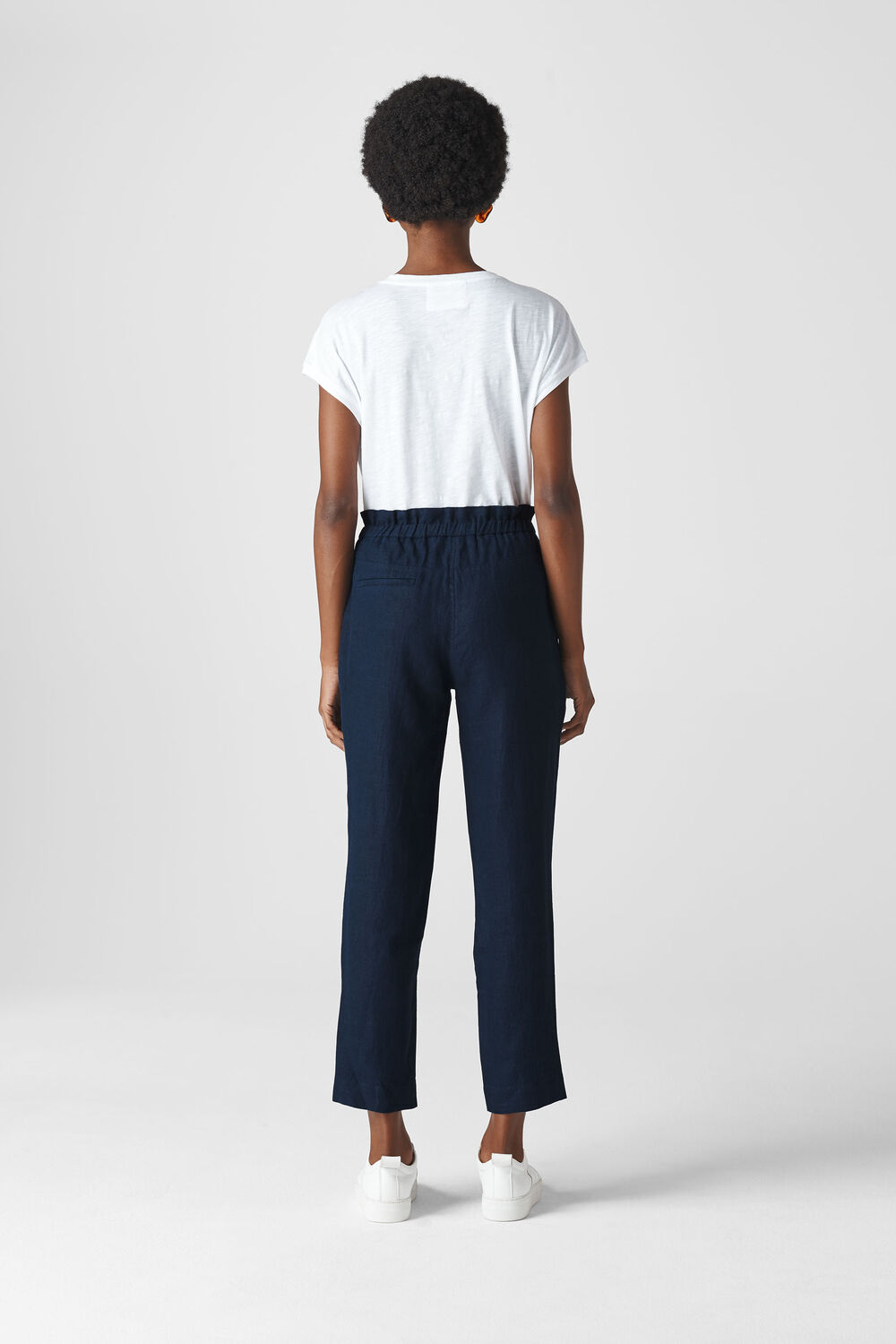 Leanora Linen Trouser Navy