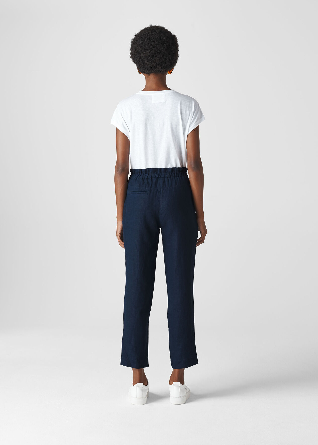 Leanora Linen Trouser Navy