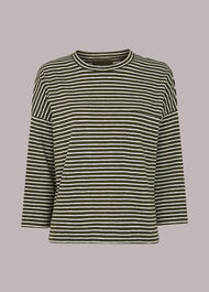 Stripe Cotton Pocket Top
