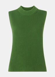 Cotton Back Detail Ribbed Tank