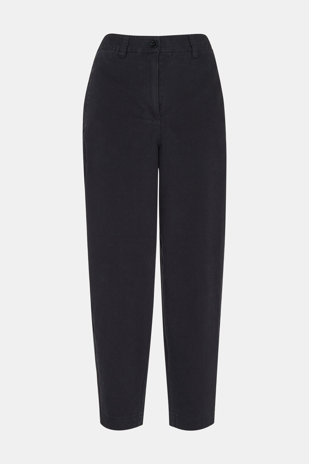 Washed Black Marie Elasticated Waist Chino