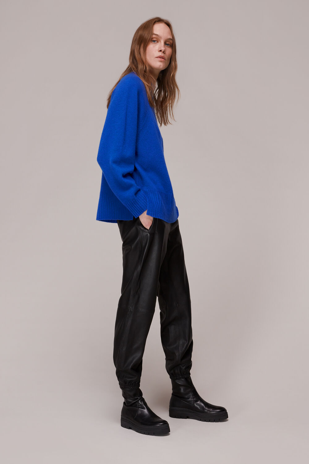 Boyfriend Crew Neck Knit