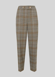 Check Button Front Trouser Multicolour