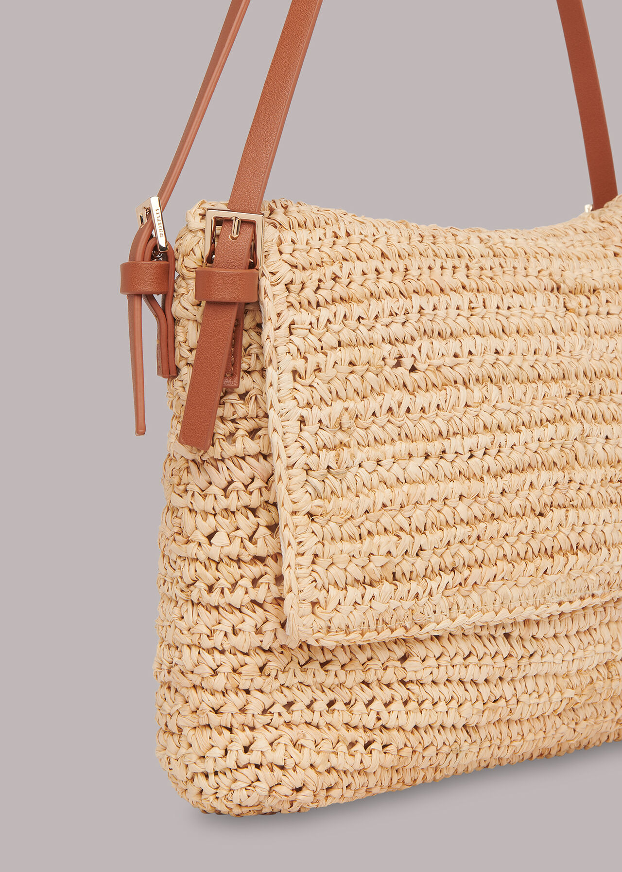 Karis Straw Shoulder Bag