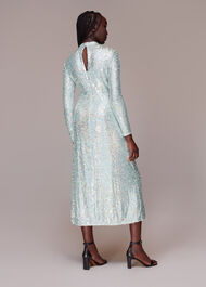 Minimal Sequin Midi Dress