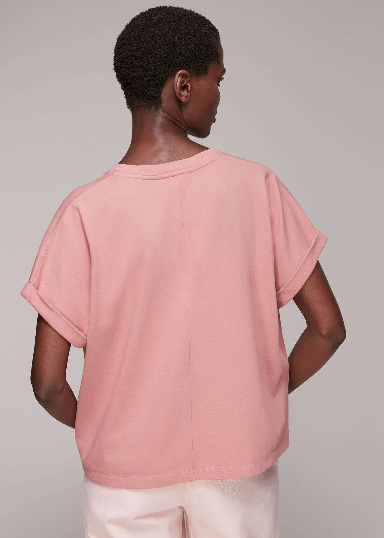 Round Neck Henley Tee