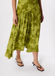 Floral Asymmetric Dress