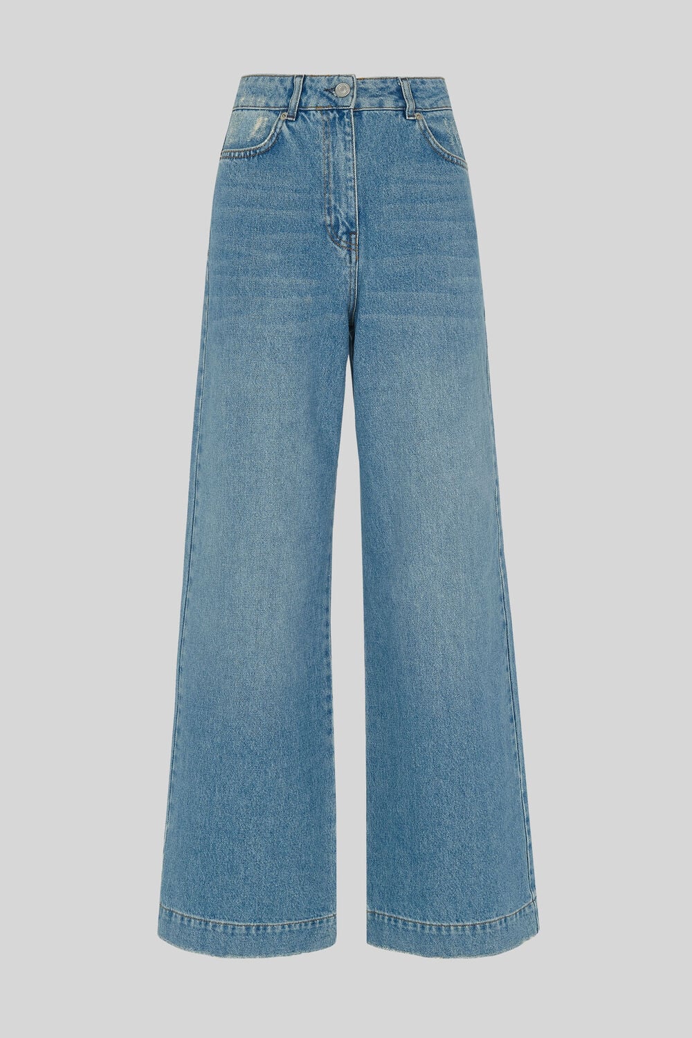 Full Leg Mid Wash Jean Denim