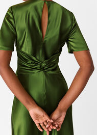 Avery Satin Twist Dress