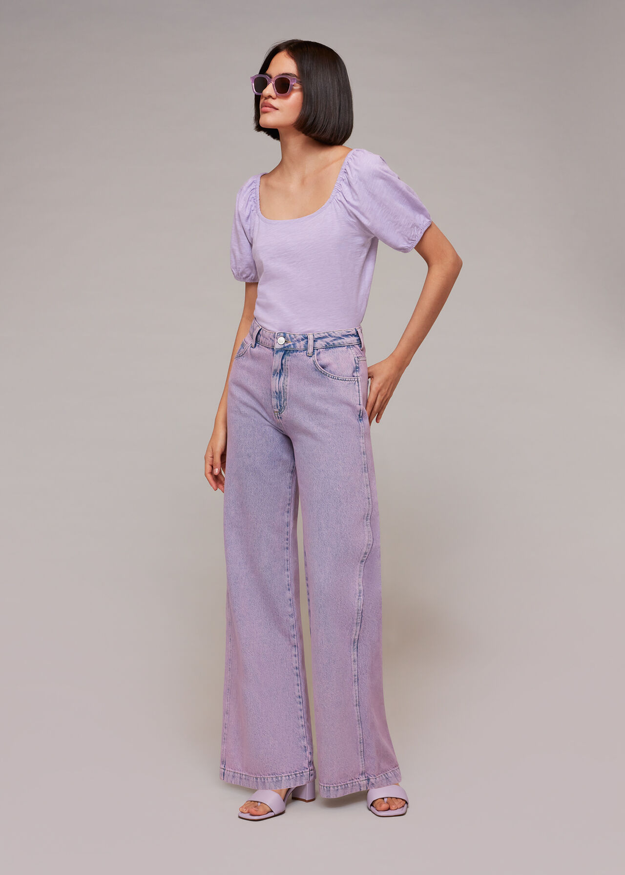 Square Neck Puff Sleeve Top