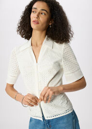Cotton Broderie Shirt