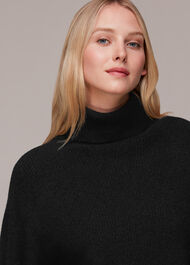 Ribbed Roll Neck Jumper