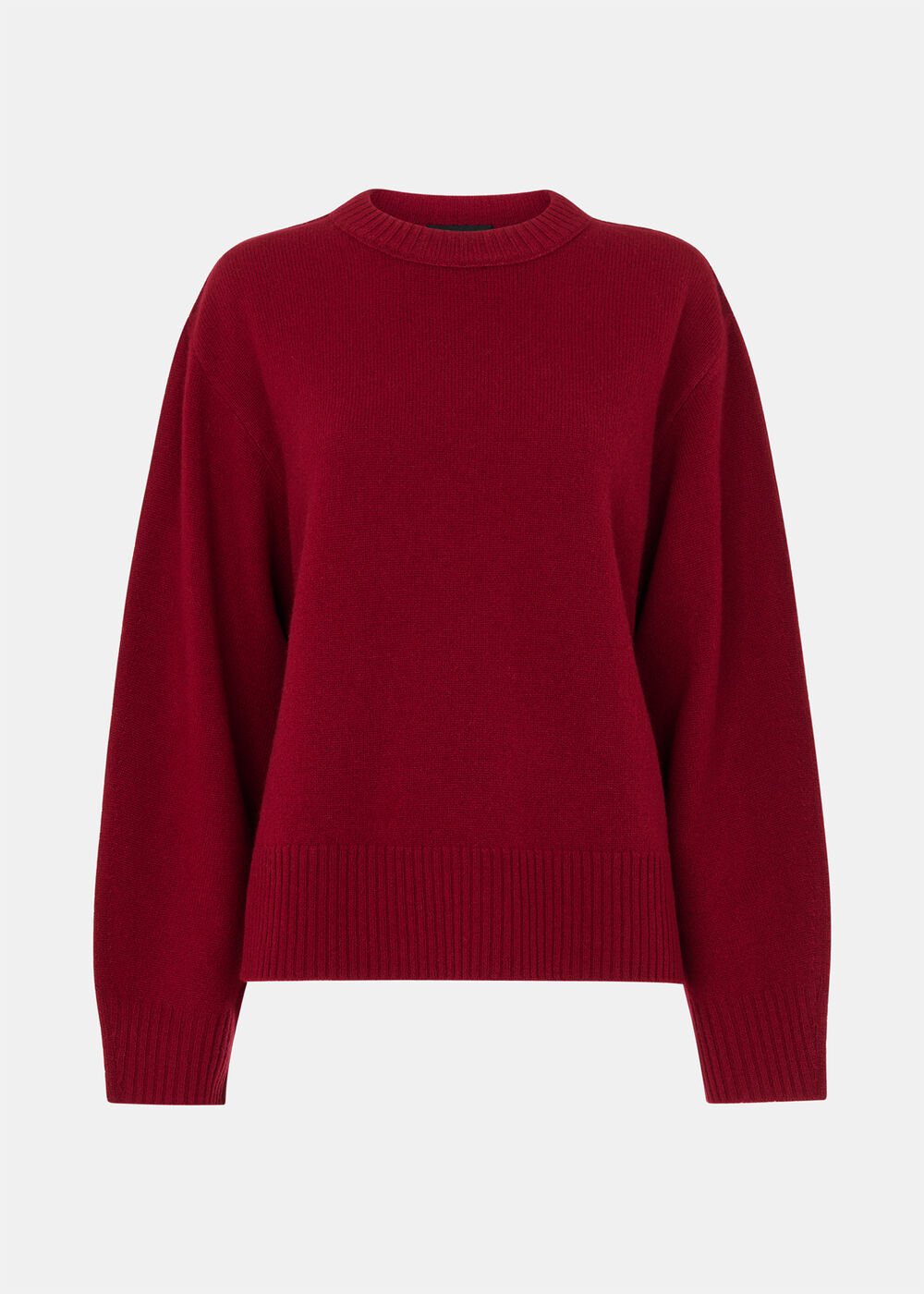 Side Stripe Detail Wool Knit