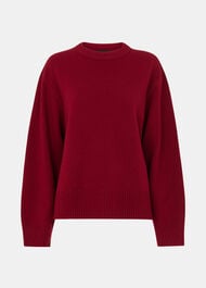 Side Stripe Detail Wool Knit