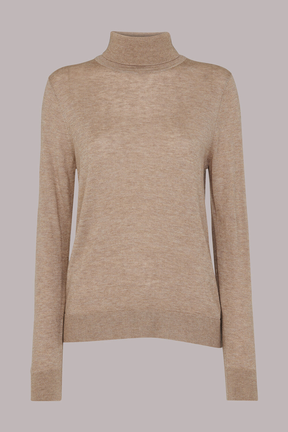 Sparkle Polo Neck Knit