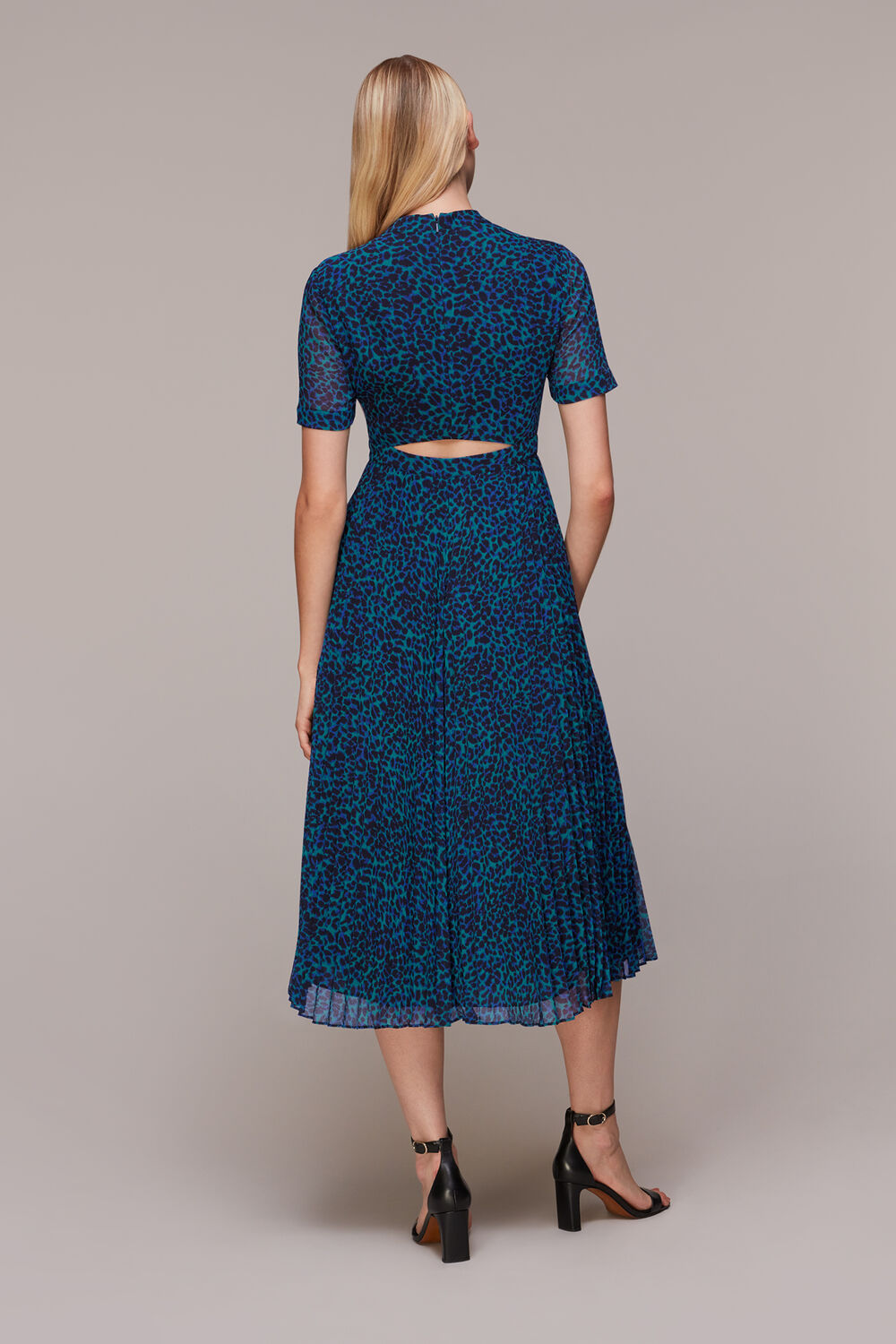 Forest Leopard Cut Out Dress