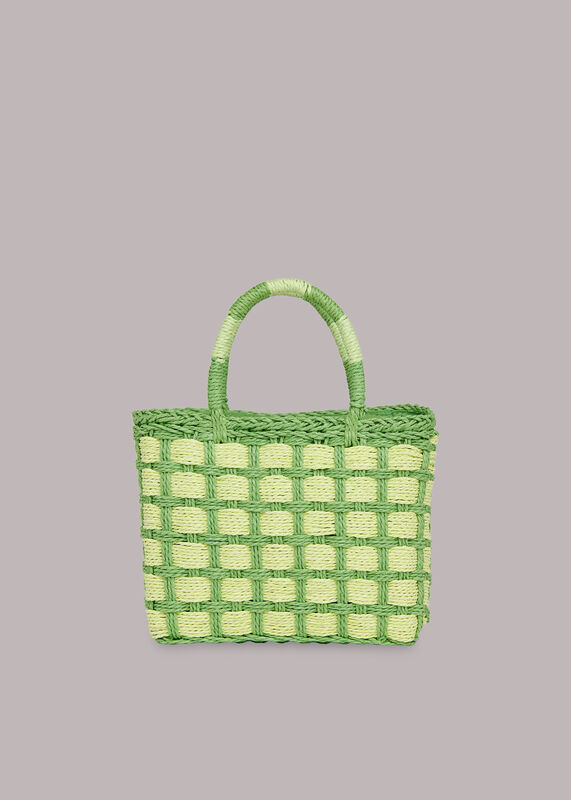 Tillie Mini Checkboard Tote