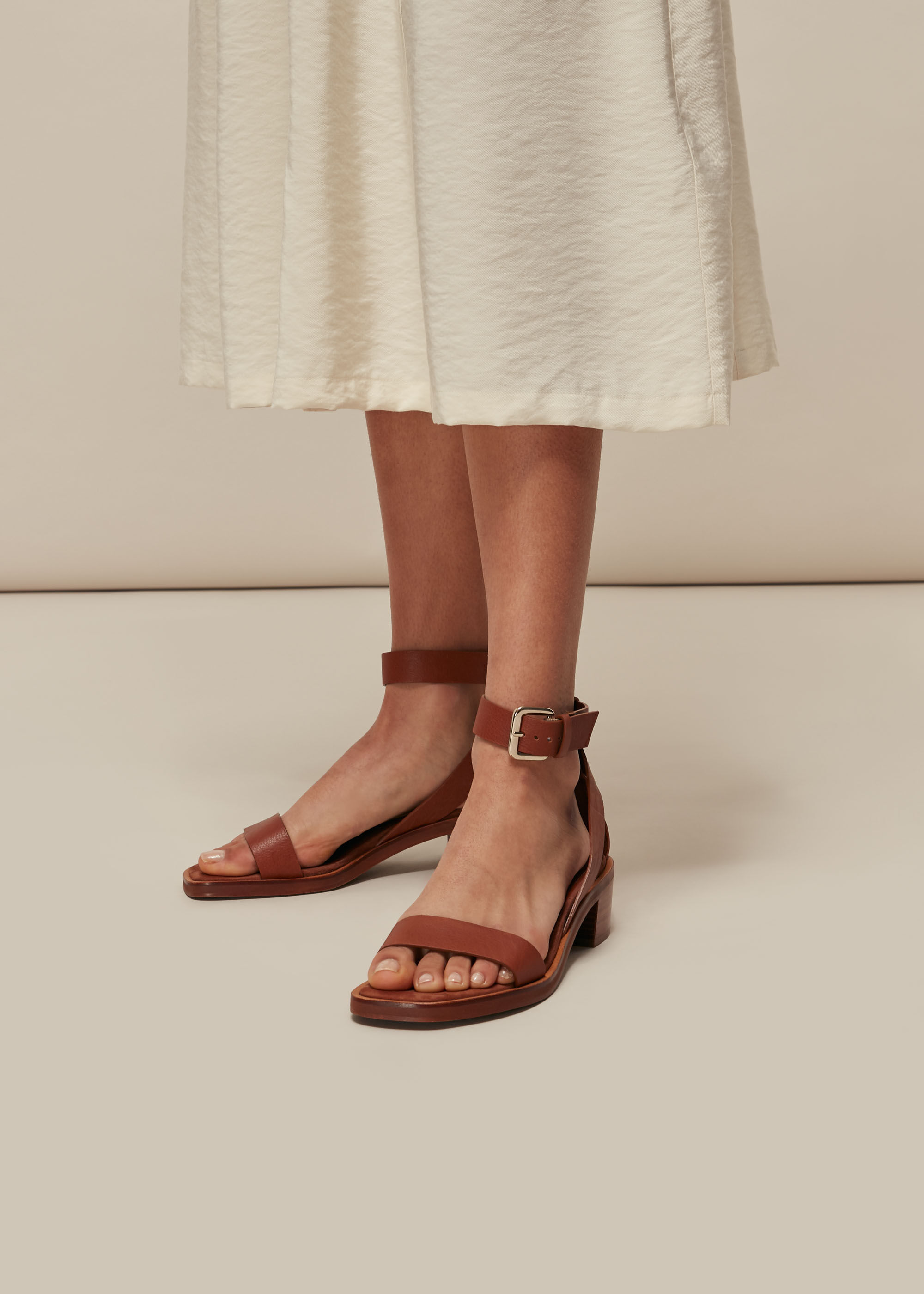 Campbell Mid Block Sandal