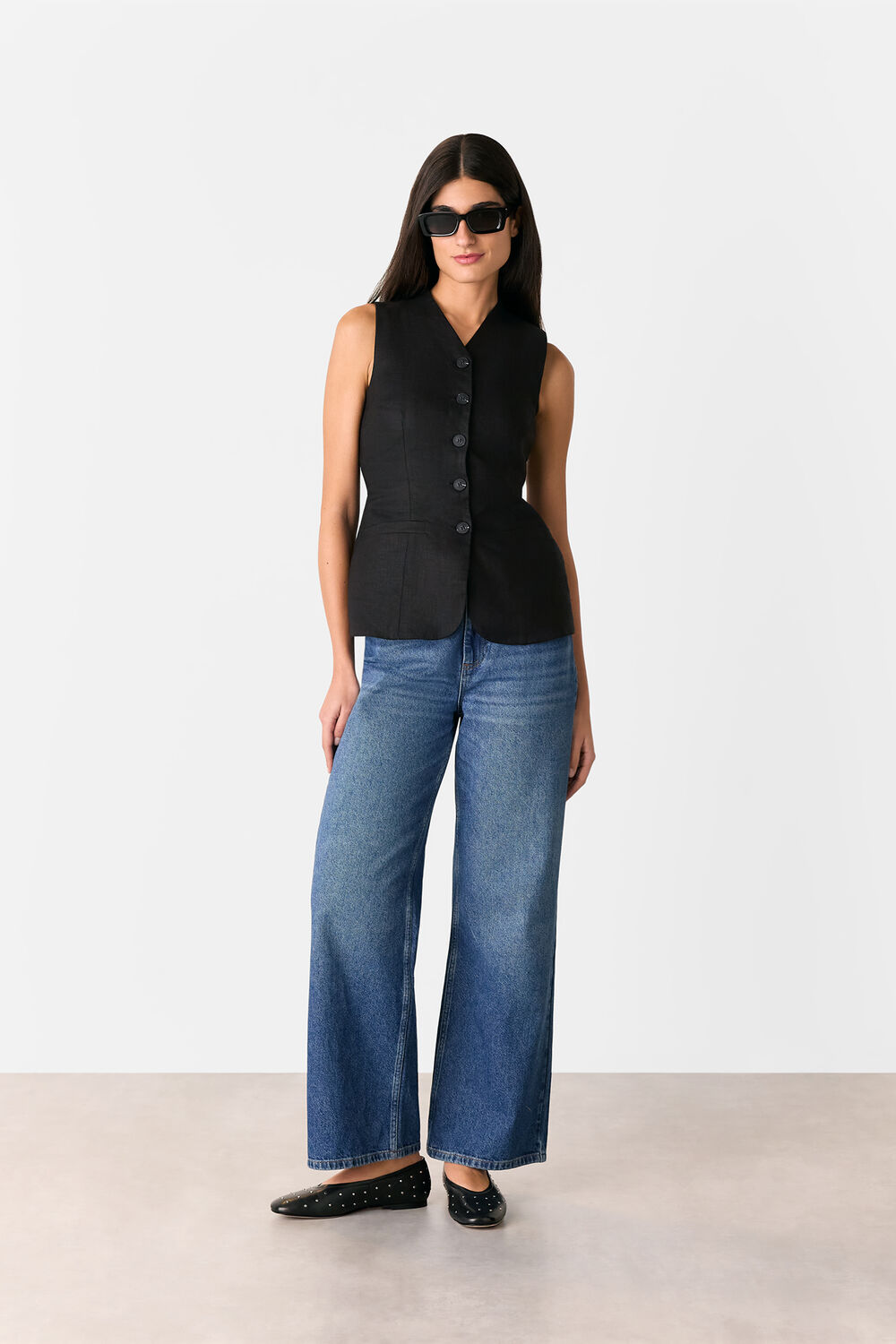 Molly Linen Waistcoat