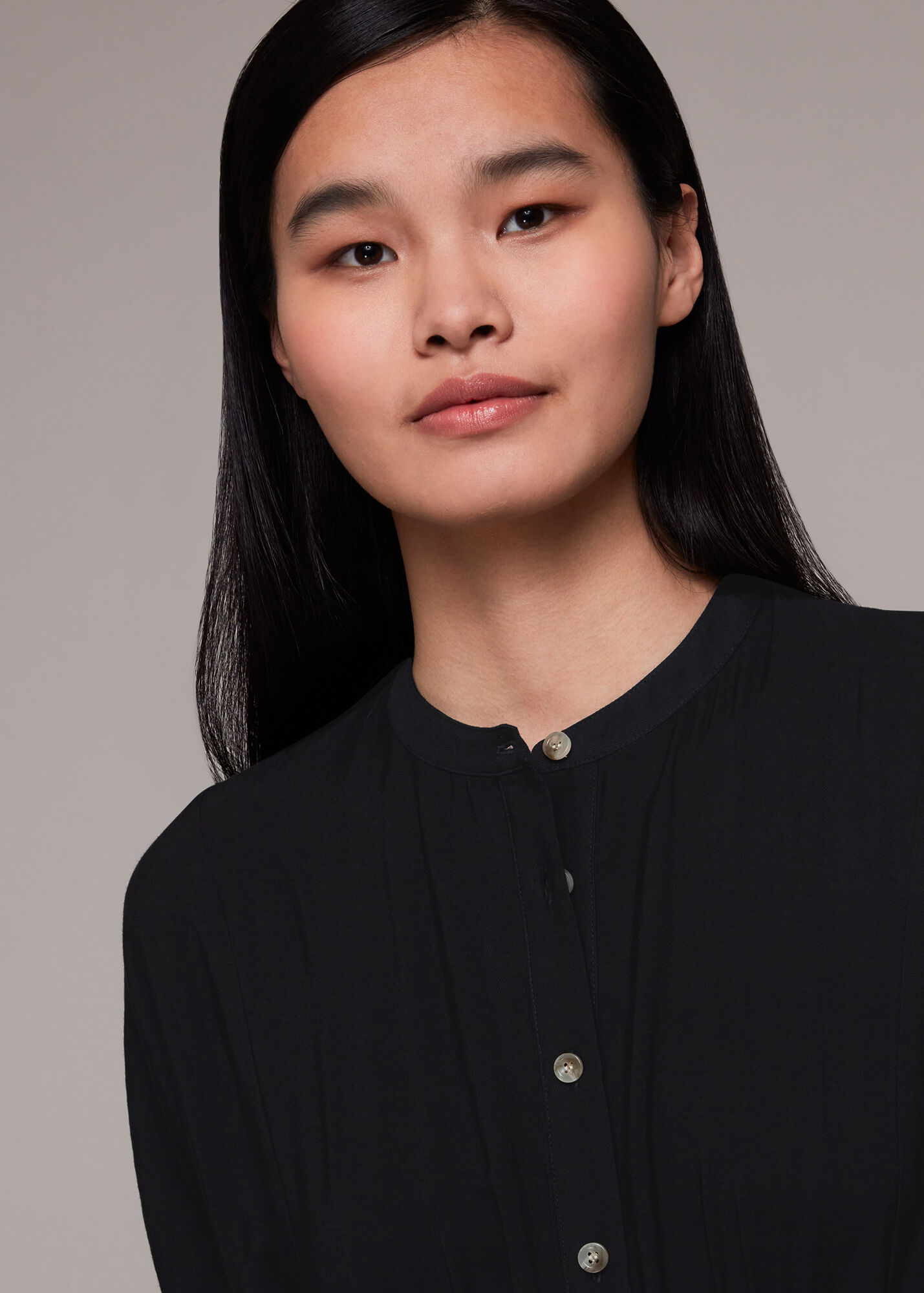 Midnight Whisper Midi Dress In Black