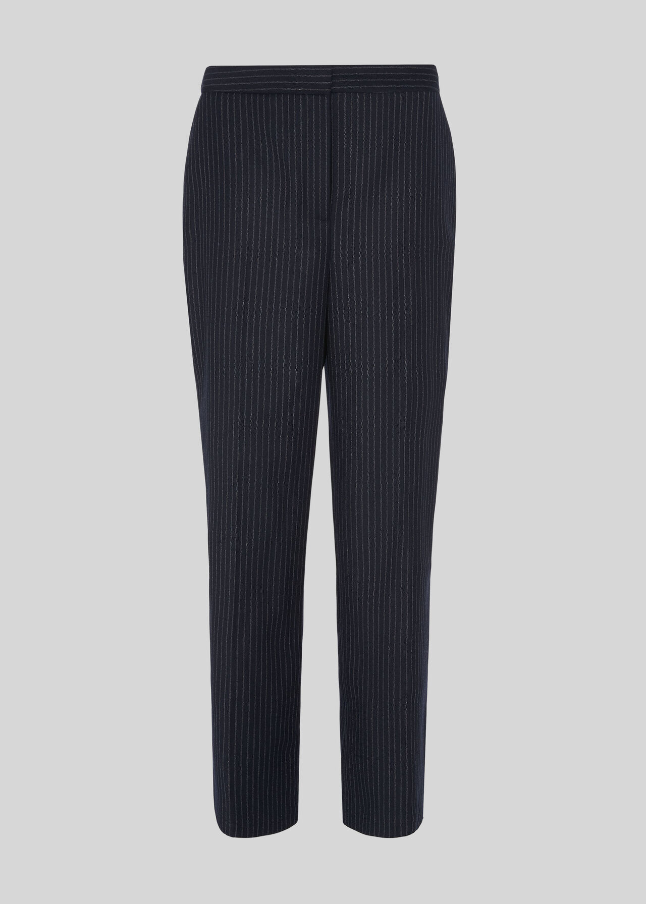 Sonia Pinstripe Trouser Navy/Multi