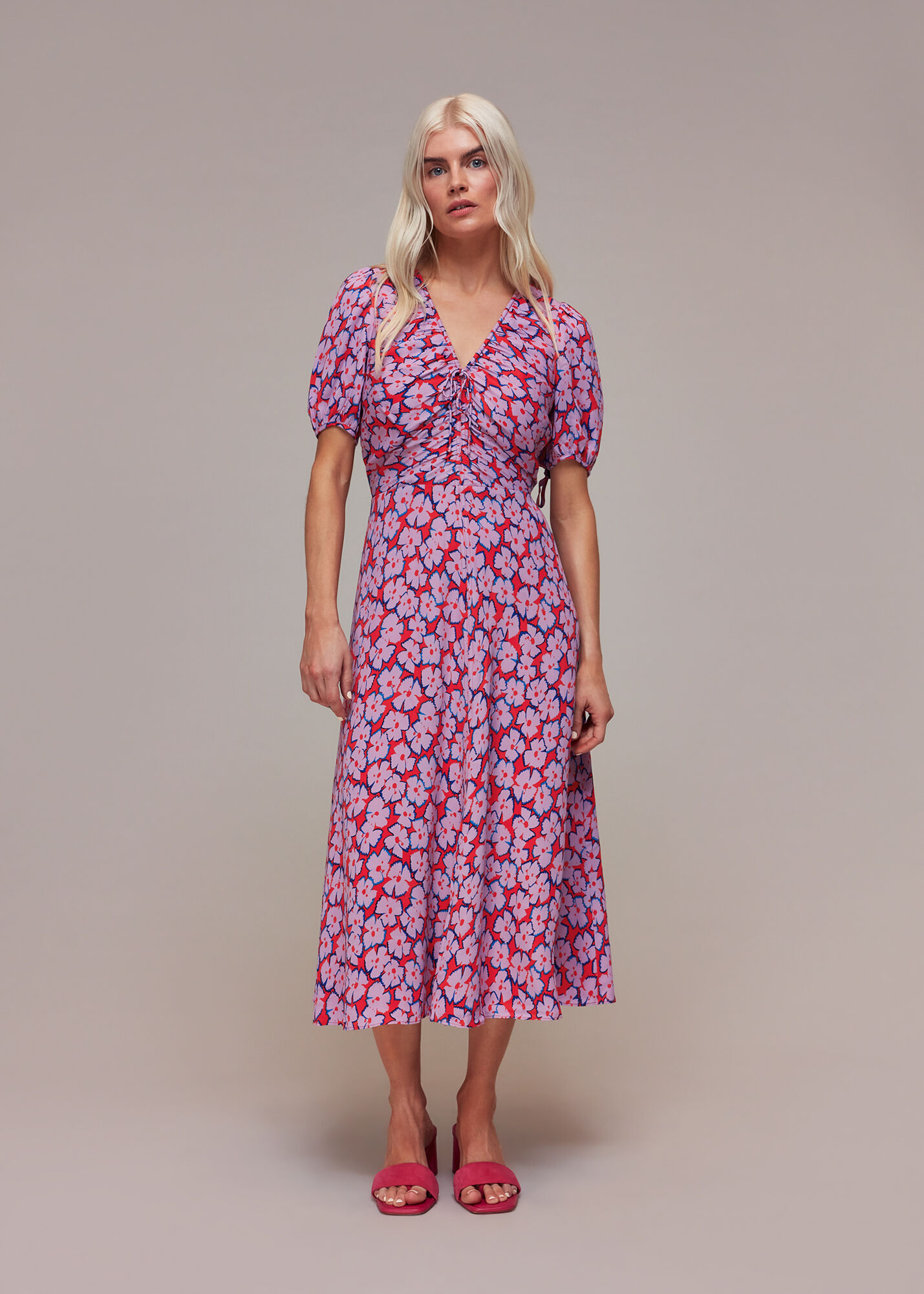 Midi cheap flower dress