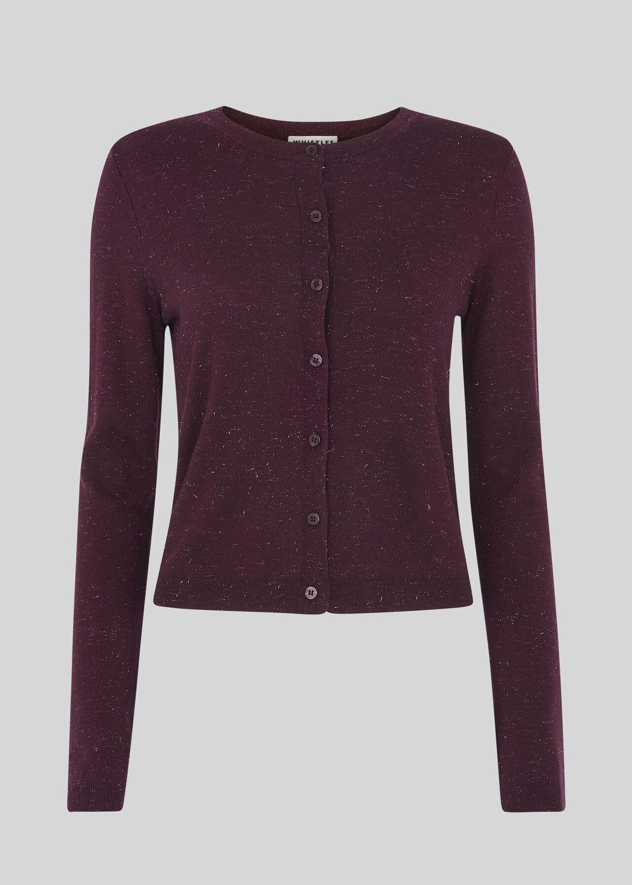 Annie Sparkle Cardigan Burgundy