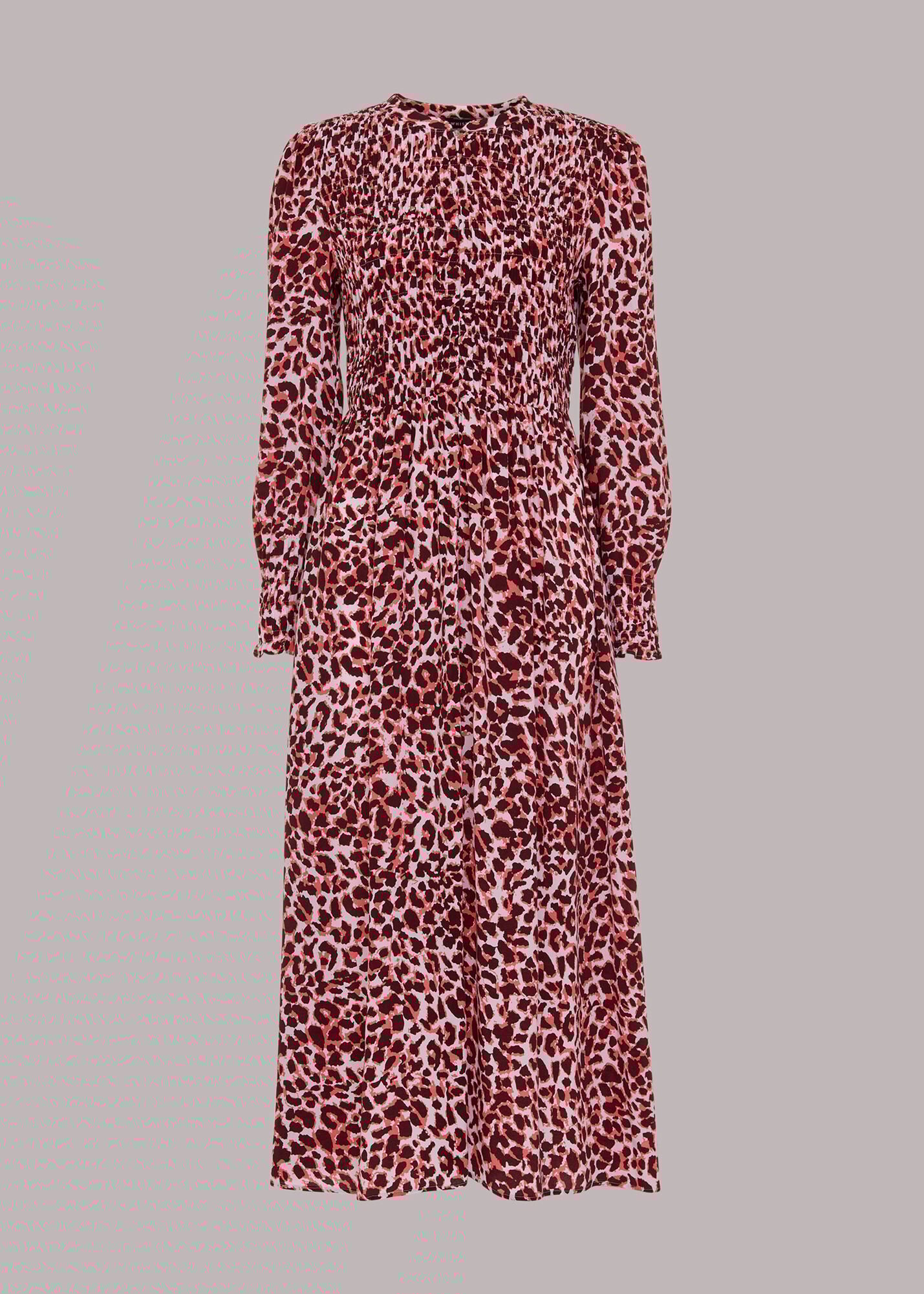 Whistles abstract animal print dress outlet