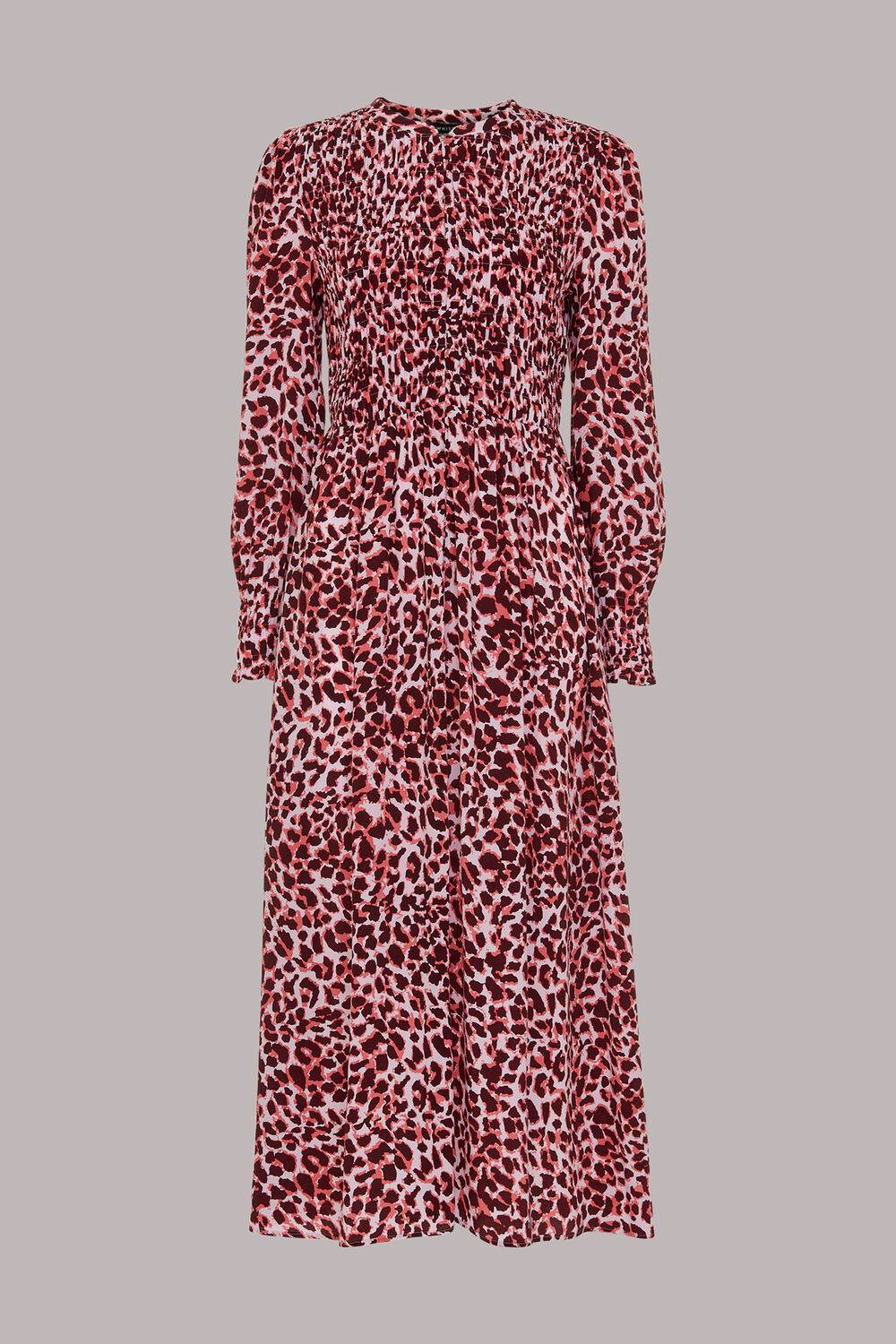 Abstract Cheetah Print Dress