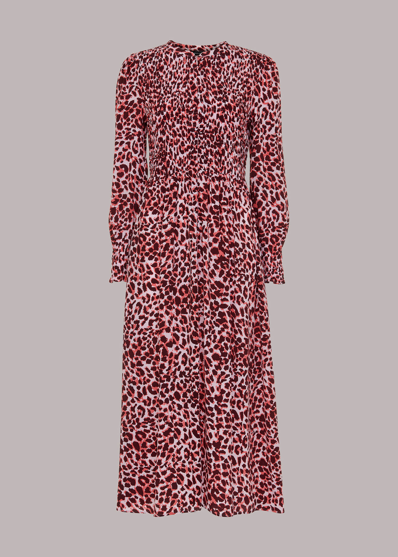 Abstract Cheetah Print Dress