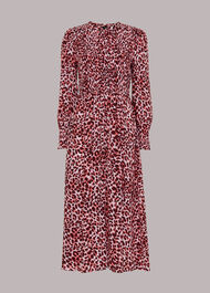 Abstract Cheetah Print Dress