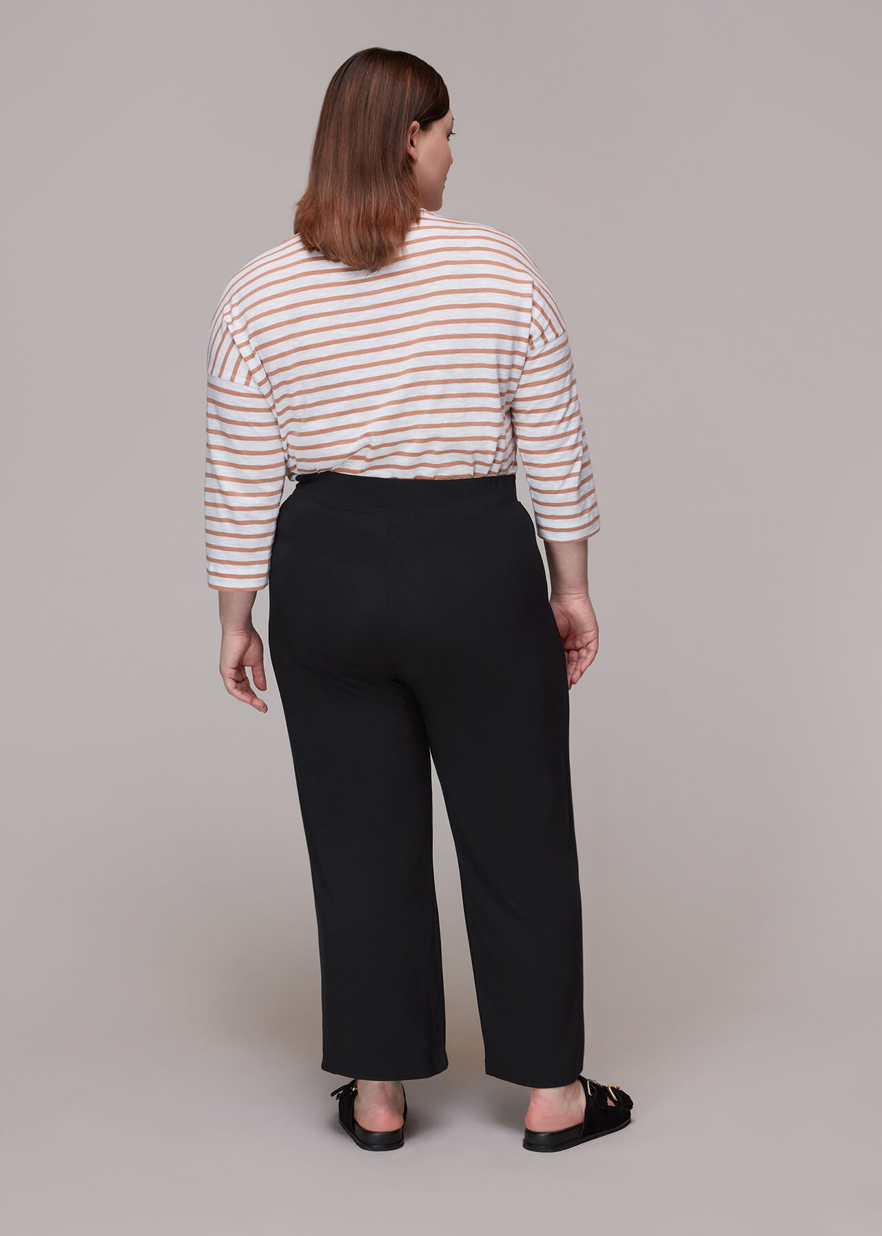 Wide Leg Jersey Trouser