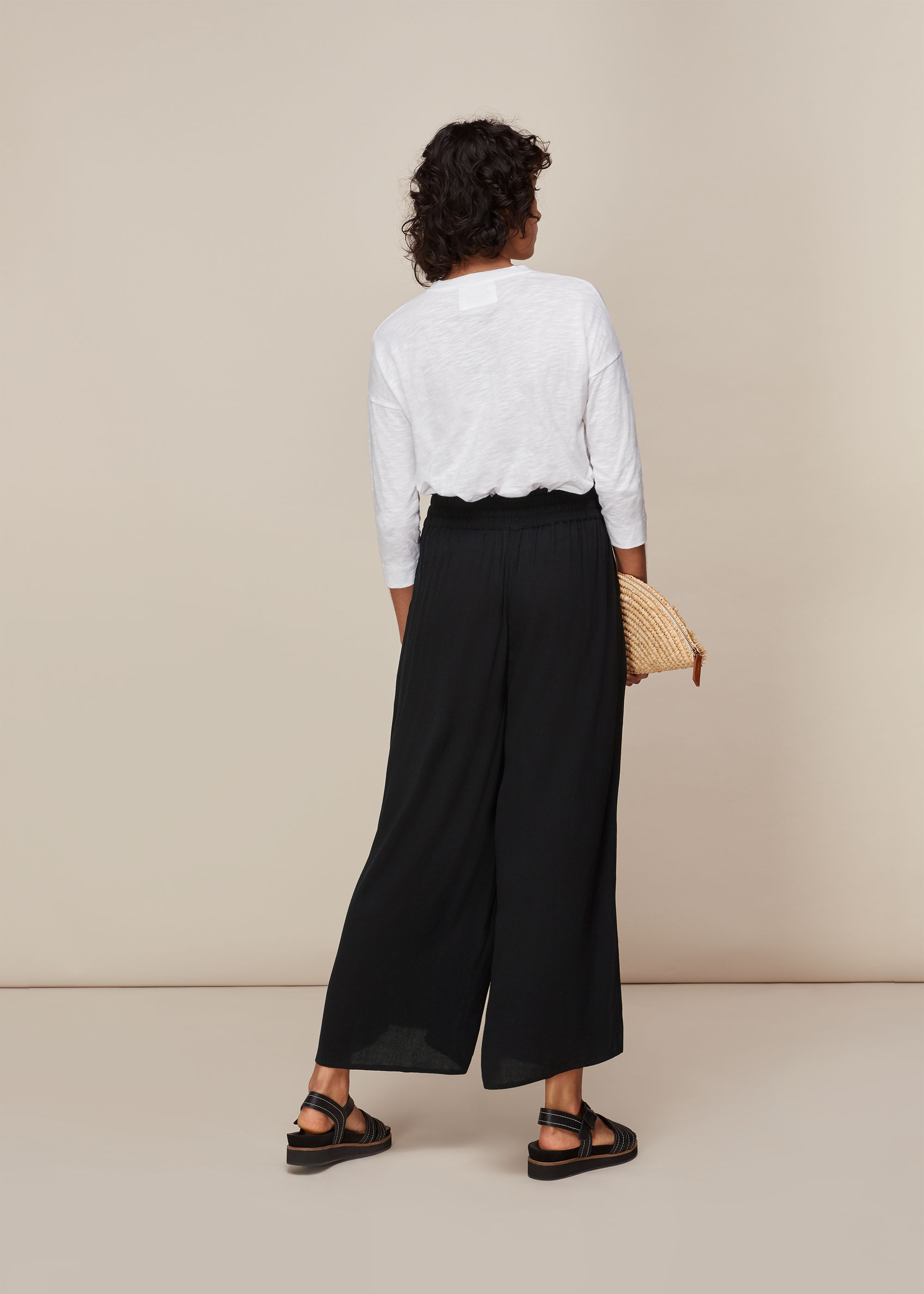 Whistles fluid new arrivals cropped trousers