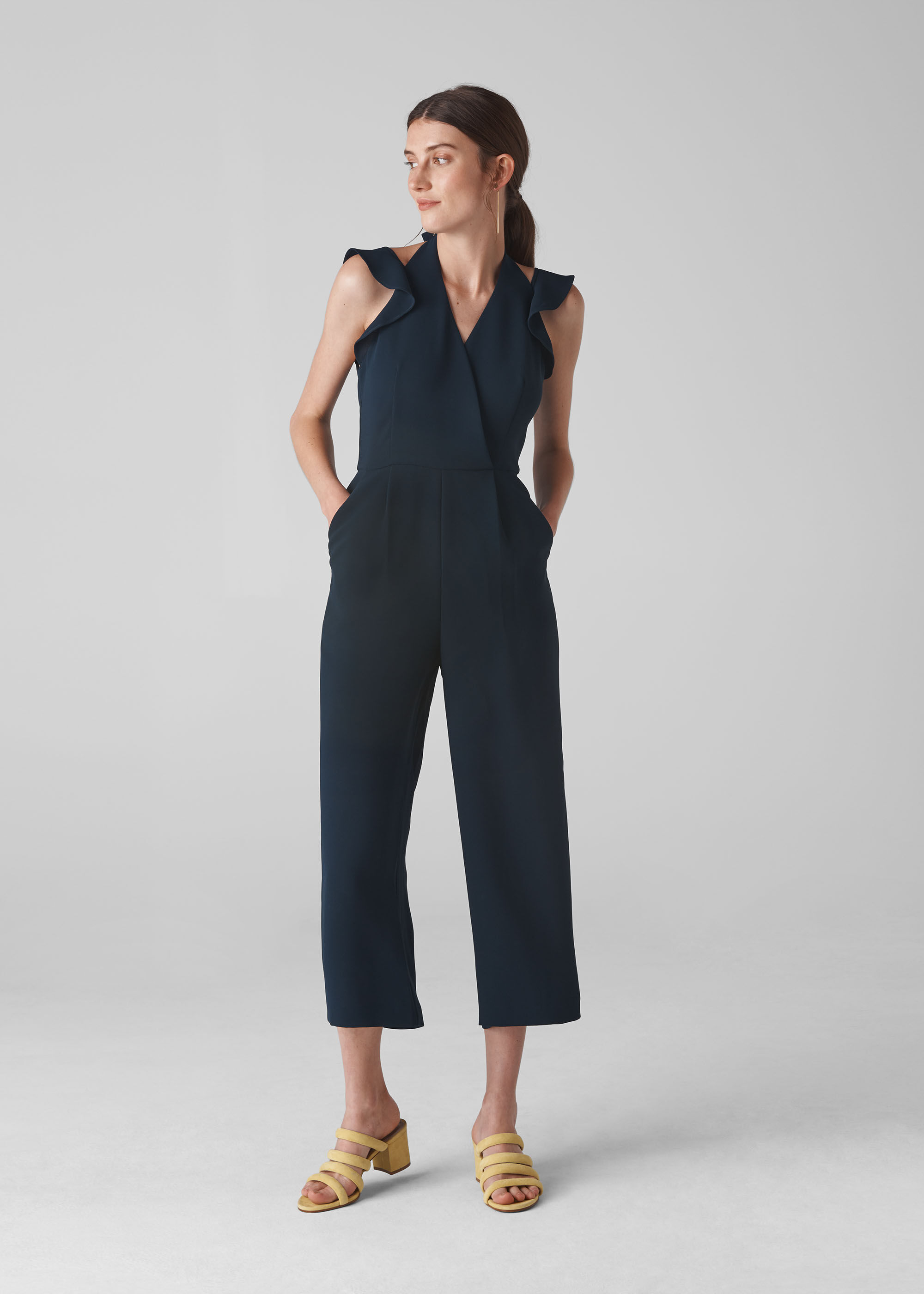 Whistles shop navy jumpsuit
