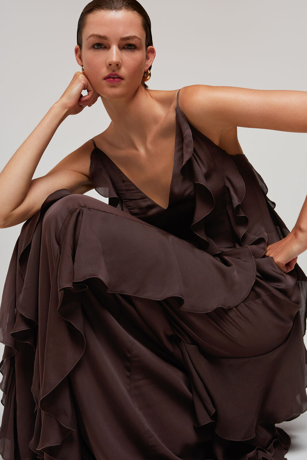 Ruffle Maxi Dress
