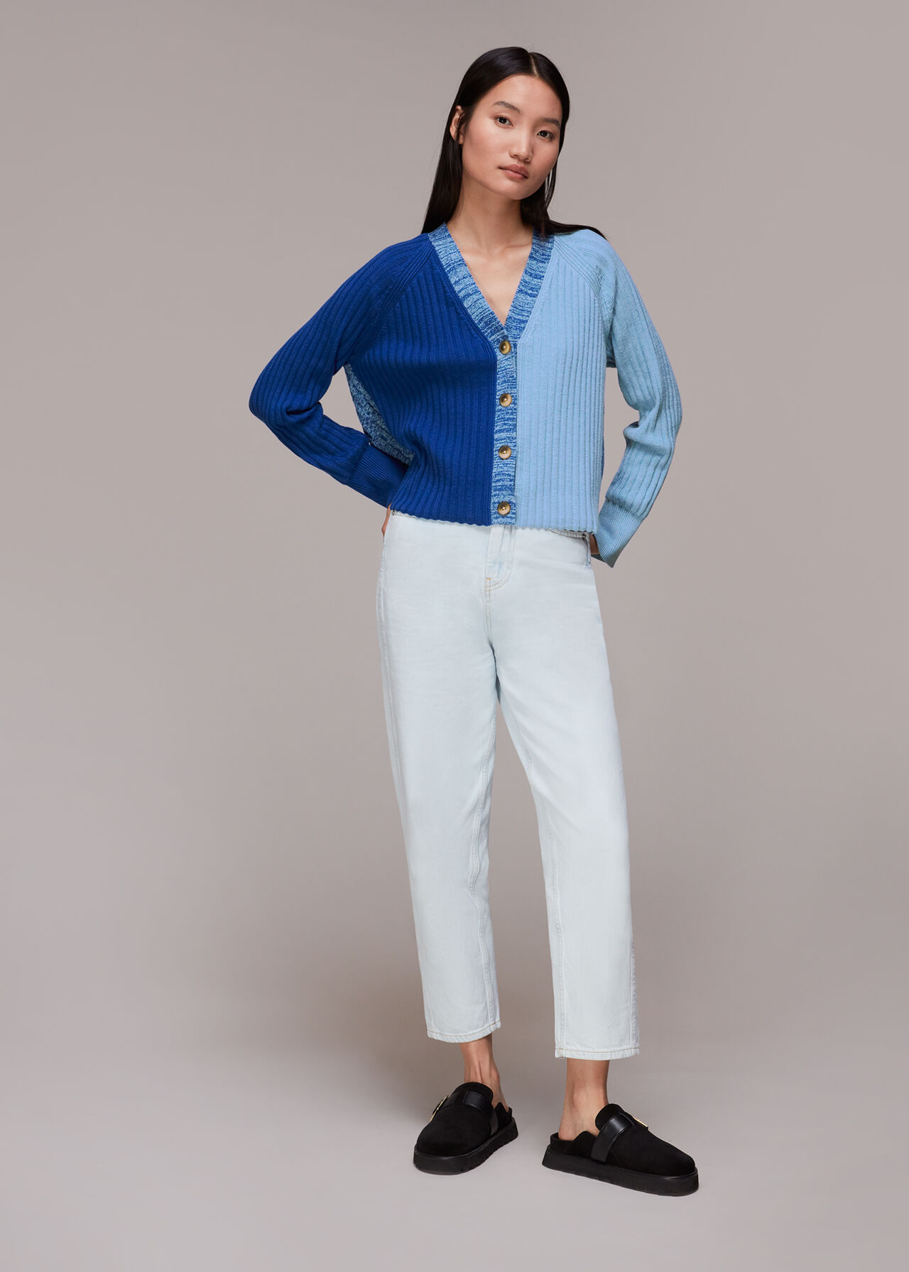 Colour Block Cardigan