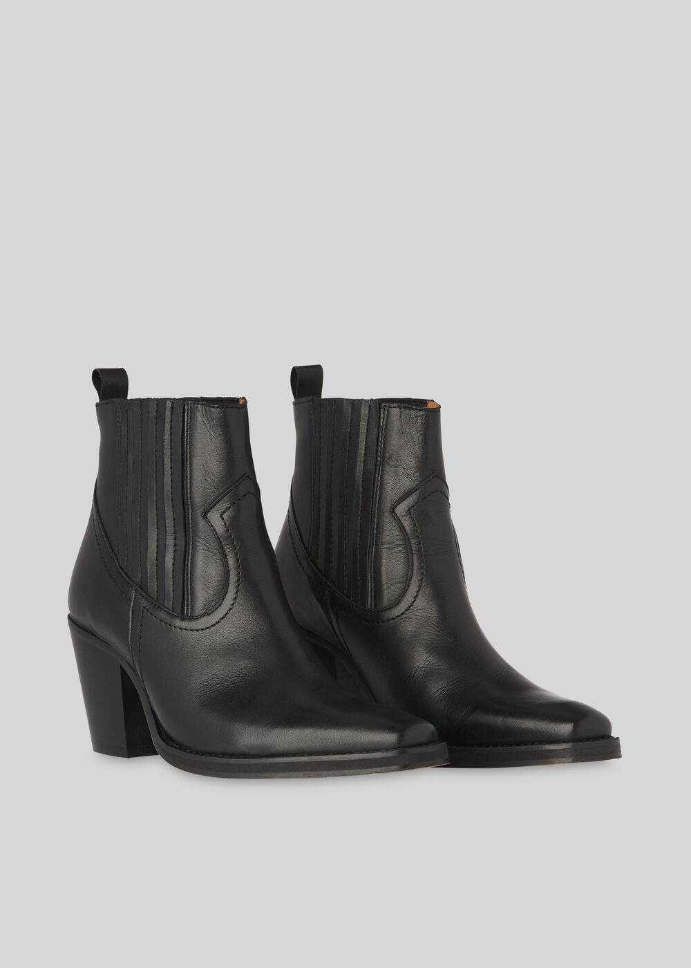 Allington Western Boot Black