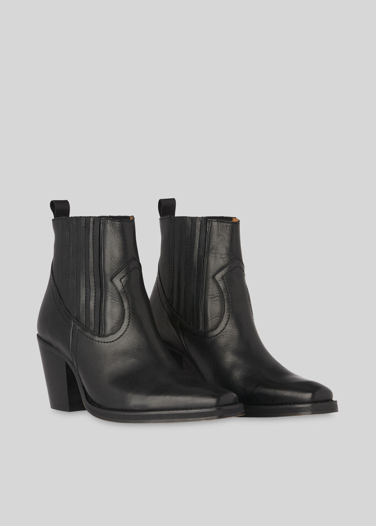 Allington Western Boot Black